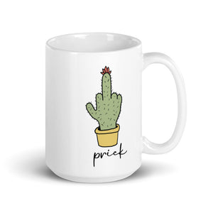 Prick white glossy mug 15oz