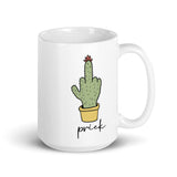 Prick white glossy mug 15oz